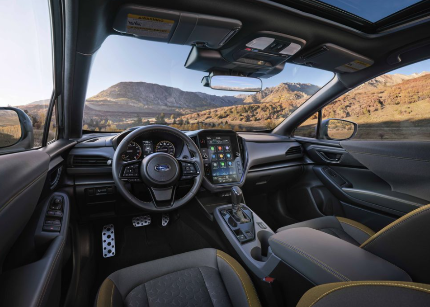 Subaru has completely redesigned the inside of the Crosstrek for 2025